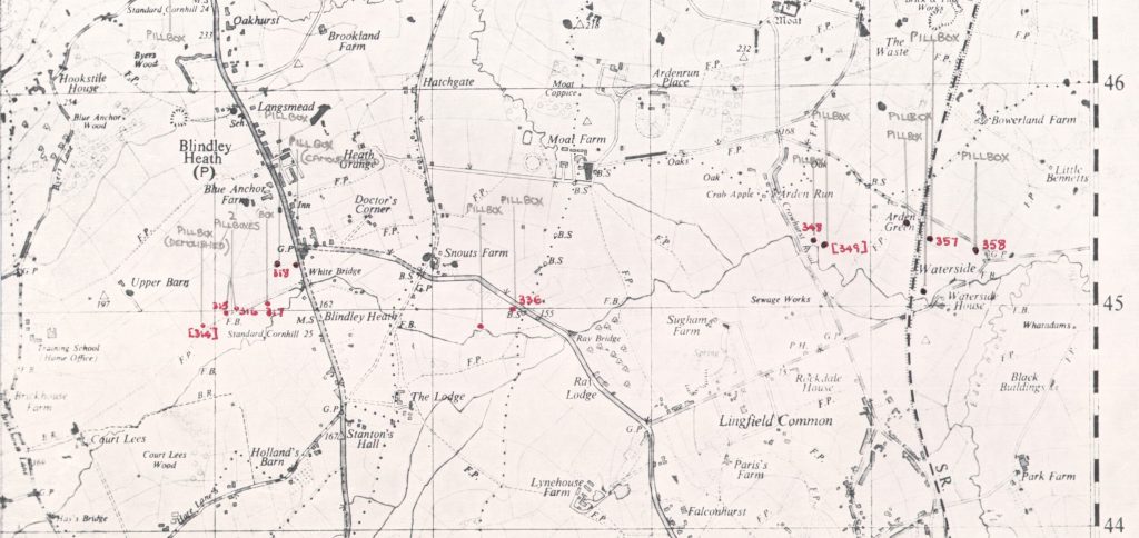 Blindley Heath Map