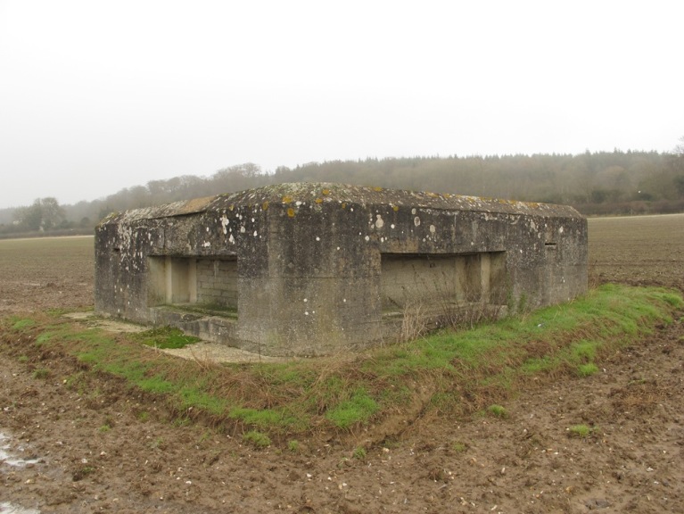 Twin Type 28A 2Pdr Emplacement, Sulham Valley, BerkshirePic by Tim Denton