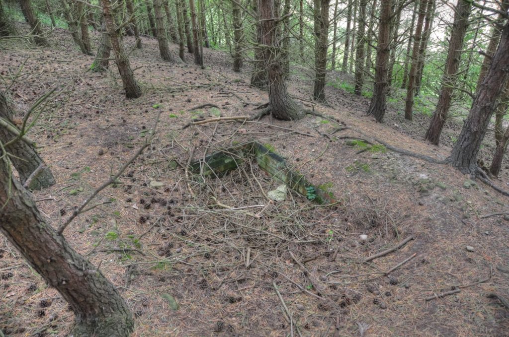 Fire Trench, Harlow Hill. RAF Ouston e33137