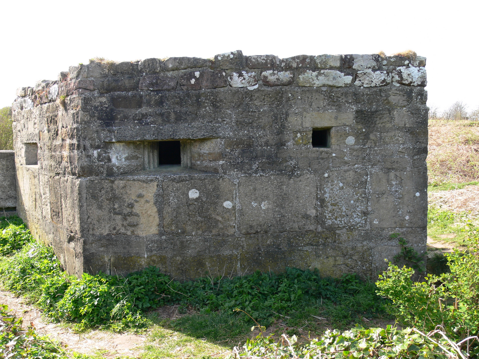 Old Battery, Alnmouth with WWII pillbox modifications.