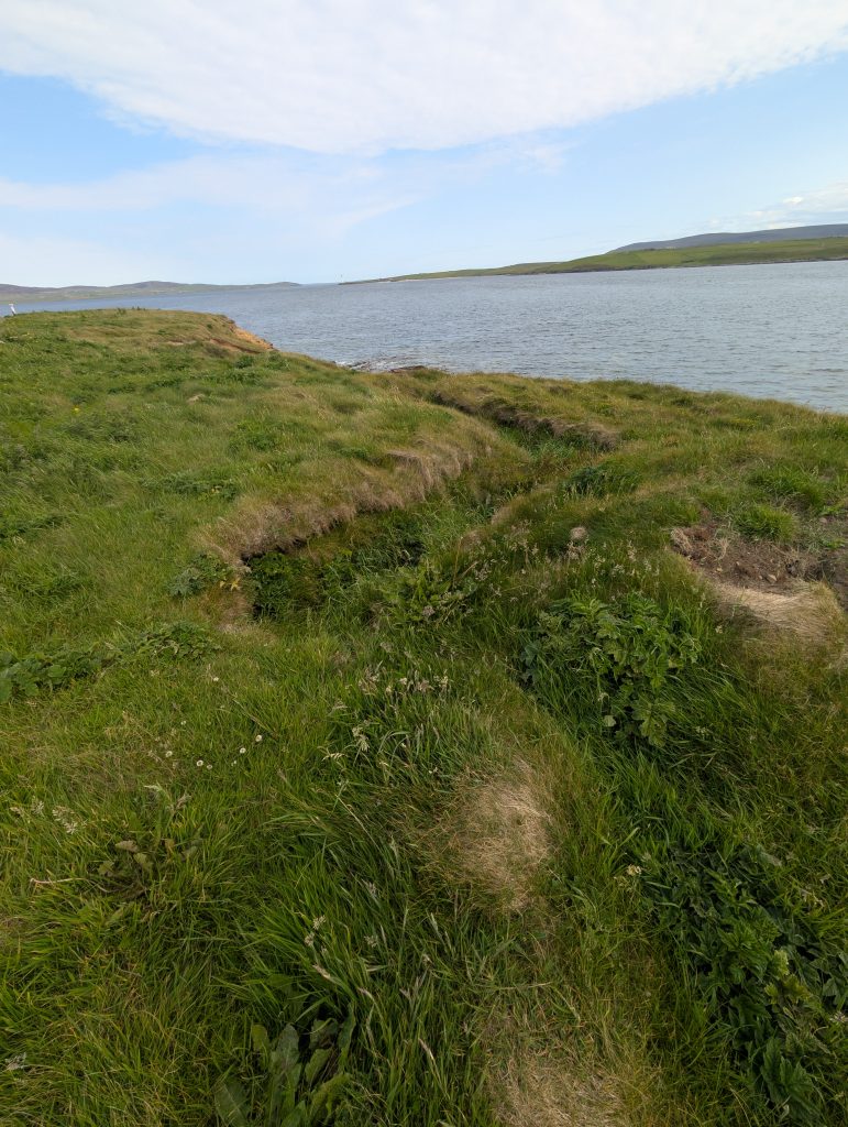 Trench at Ness Battery, Orkney.