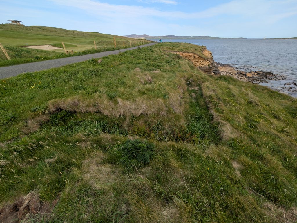Trench at Ness Battery, Orkney.