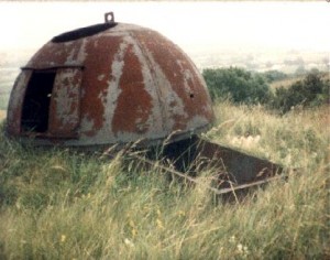 Allan-Williams Turrets at Bembridge Fort, Isle of Wight in 1988 Photographs Kevin Briggs