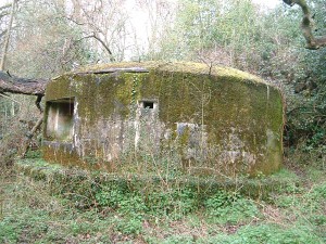 GHQ Line 'B' Drum Pillbox @ Shalford, Surrey NGR: TQ 012474 Photograph by Tim Denton