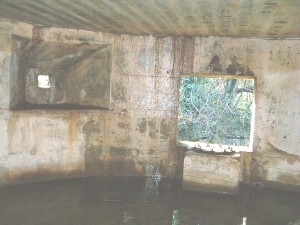 GHQ Line 'B' Drum Pillbox @ Shalford, Surrey NGR: TQ 012474 Photograph by Tim Denton