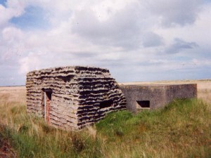 One Of The Unusual Pillboxes Located In The Donna Brook/Threddlethorpe Area Of The Sea Bank. Note The Type 23 "welded" On to Its Side!