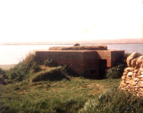 Pillbox With 'Protected Entrance' Along The Fleet. Opposite Chesil Beach SY 627-799 c1983