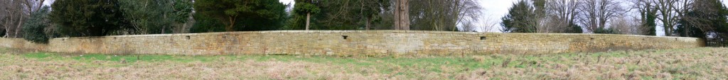 Alnwick Cemetery Loopholed Wall Alnwick Cemetery Loopholed Wall