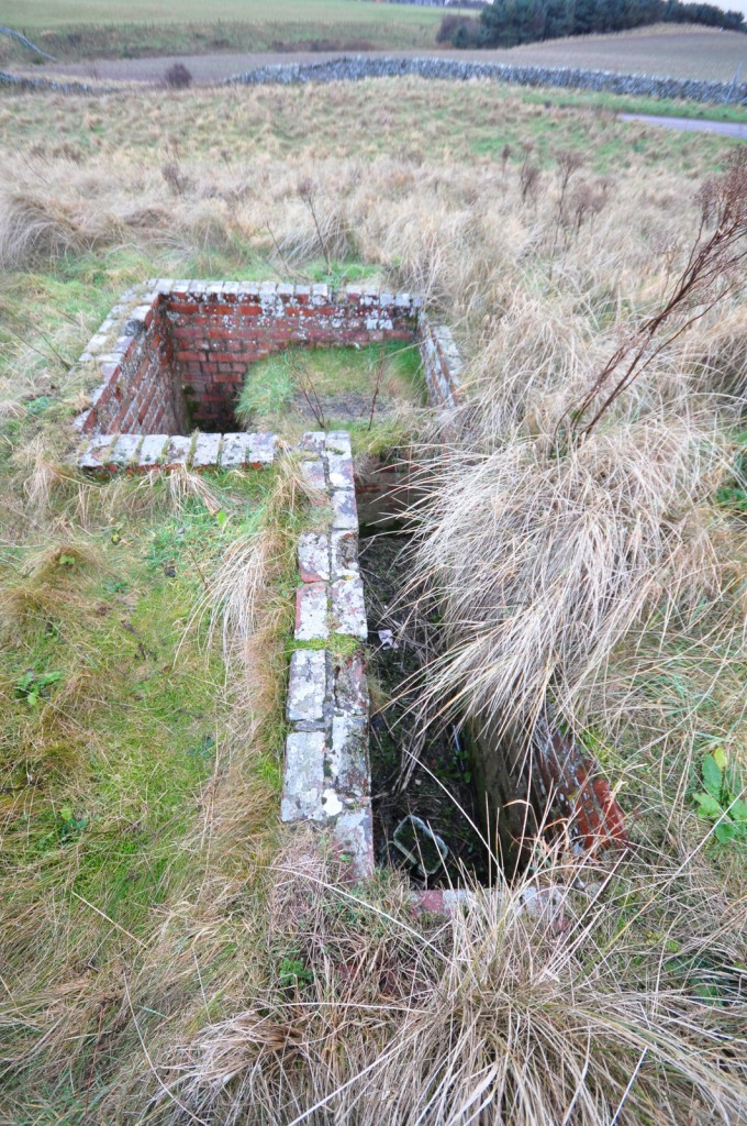 Open Machine Gun Position at Bamburgh, Northumberland.